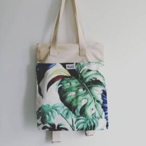 mochila de tela ecológica orgánica